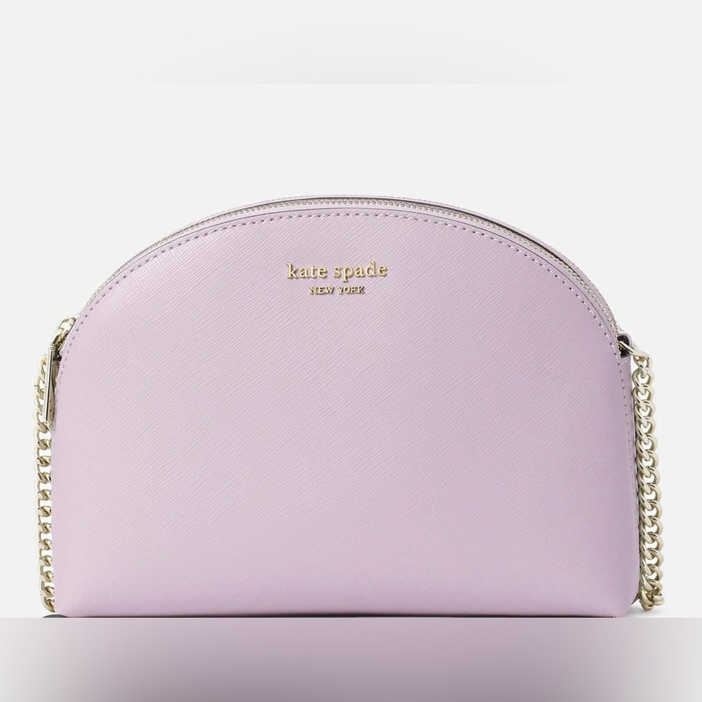 Kate Spade purple saffiano crossbody